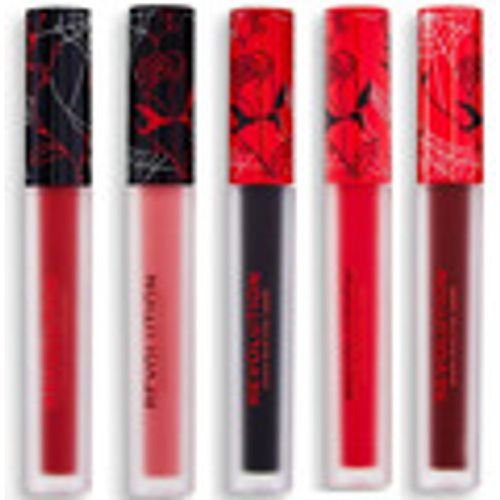 Rossetti Set of 5 Vinyl Liquid Lipsticks - Nightmare / Bewitched - Makeup Revolution - Modalova