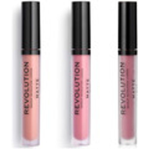 Gloss Set of 3 Matte Lip Glosses - 106 Glorified / 116 Dollho - Makeup Revolution - Modalova