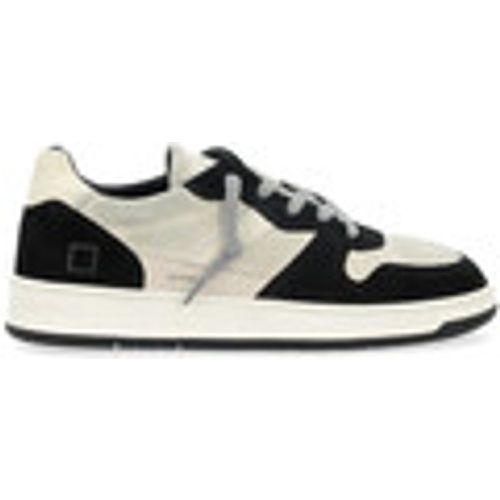 Sneakers Sneaker Court 2.0 in pelle e suede nera e beige - Date - Modalova