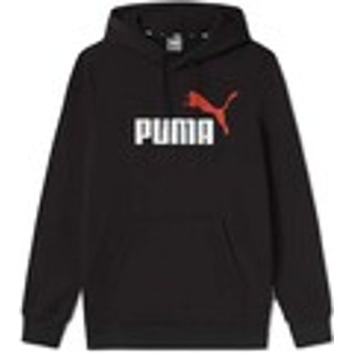 Felpa Ess+ 2 Col Big Logo Hoodie Fl - Puma - Modalova