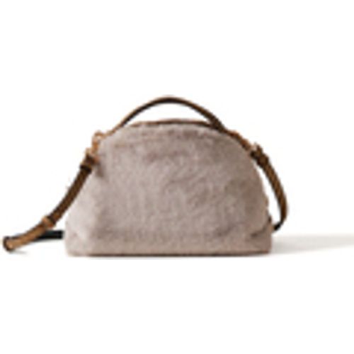 Borsa a tracolla Borsa Bauletto small in faux fur con tracolla - Borbonese - Modalova