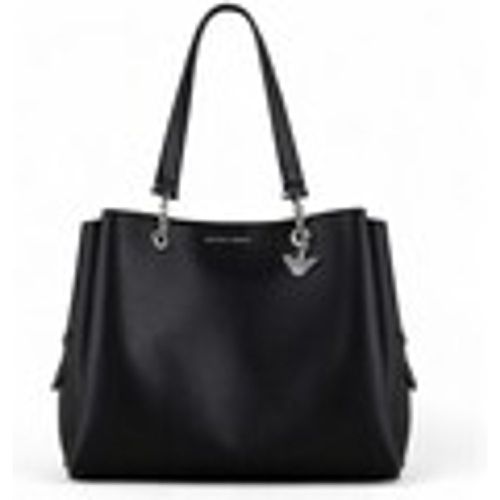 Borsa Borsa shopper con logo e charm - Emporio Armani - Modalova