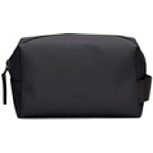 Borsa Pochette Wash Bag Small W3 Black - Rains - Modalova