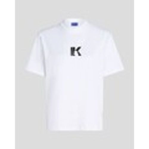 T-shirt & Polo A1W17031 REG SS LOGO TEE - Karl Lagerfeld - Modalova