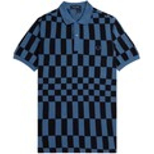 Polo Fp Chequerboard Print Fp Shirt - Fred Perry - Modalova