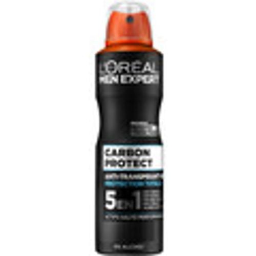 Deodoranti Carbon Protect 5-in-1 Spray Deodorant - Men Expert 200m - L'oréal - Modalova