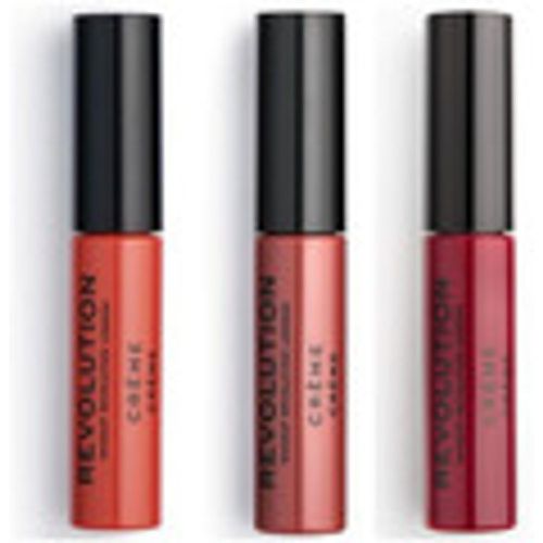 Rossetti Cream Lipstick Set - 107 RBF / 124 Gone Rogue / 147 Vam - Makeup Revolution - Modalova