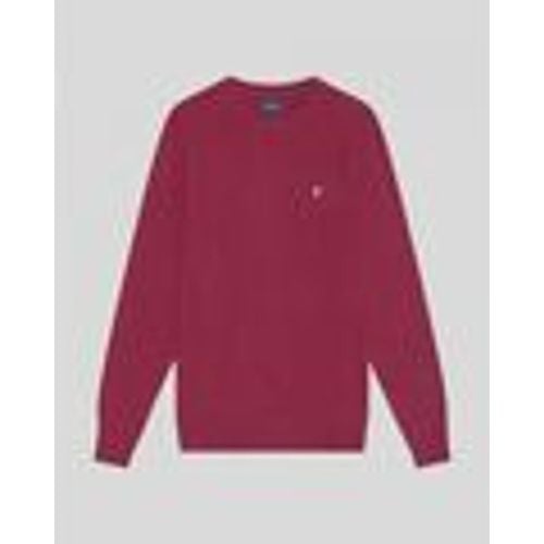 Maglione KN2114V LAMBSWOOL BLEND CREW-X318 RICH BURGUNDY - Lyle & Scott - Modalova