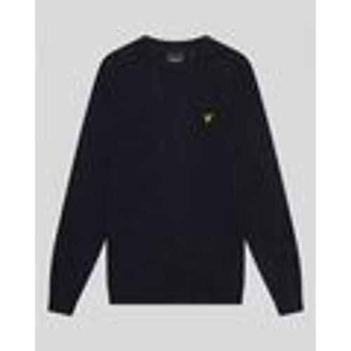 Maglione KN2114V LAMBSWOOL BLEND CREW-Z56 DARK NAVY MARL - Lyle & Scott - Modalova