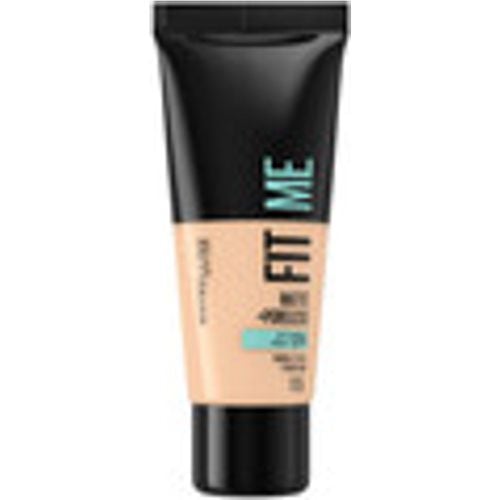 Fondotinta & primer Fit Me Matte + Poreless Foundation - 105 Ivoire Naturel - Maybelline New York - Modalova