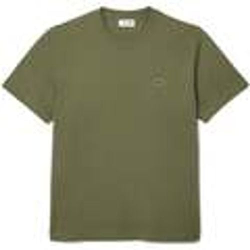 T-shirt & Polo Classic Fit Cotton T-Shirt Khaki Green - Lacoste - Modalova