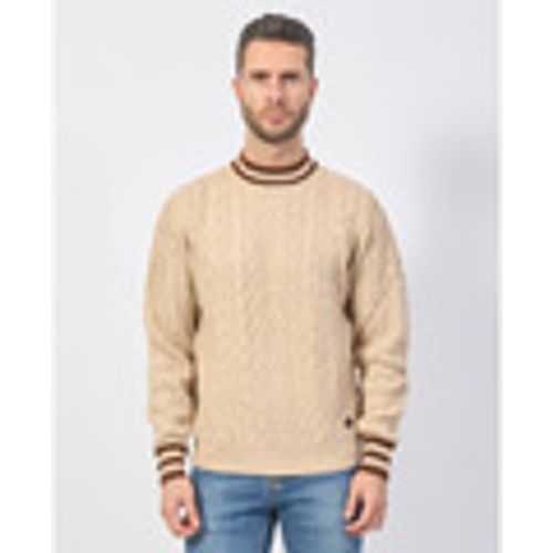 Maglione Maglione in misto lana con intrecci all-over - Yes Zee - Modalova