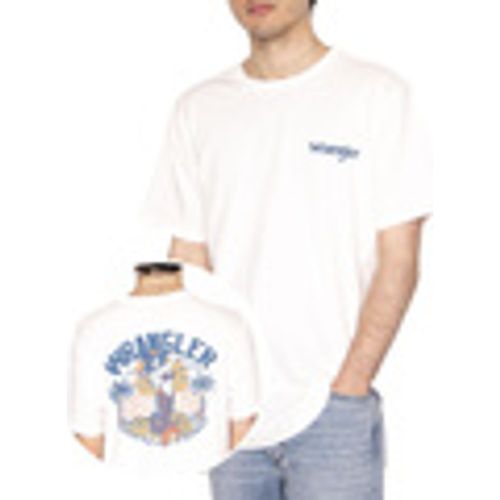 T-shirt & Polo Graphic Tee Worn White - Wrangler - Modalova
