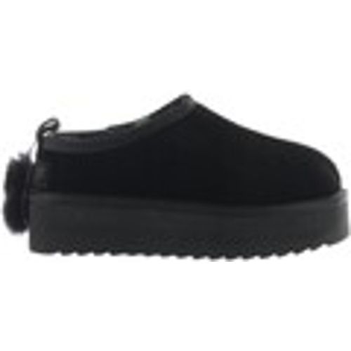 Pantofole Sabot platform in camoscio - Colors of California - Modalova