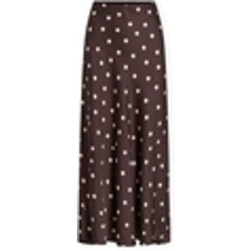 Gonna Noos Elette Skirt - Coffee Bean/Sandshell - Vila - Modalova