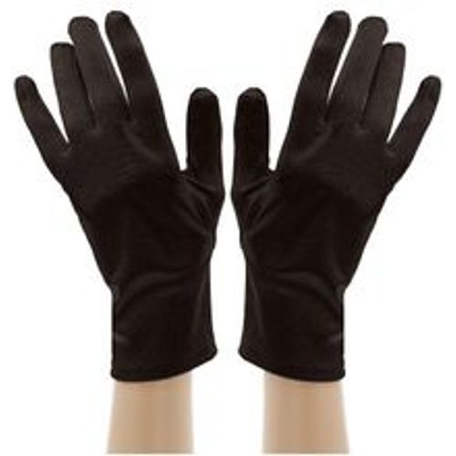 Satin-Handschuhe, schwarz, 23 cm - buttinette - Modalova