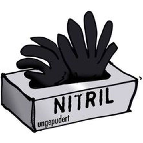 St. Nitril Einweghandschuh Größe (Handschuhe): 10, XL - NO NAME - Modalova