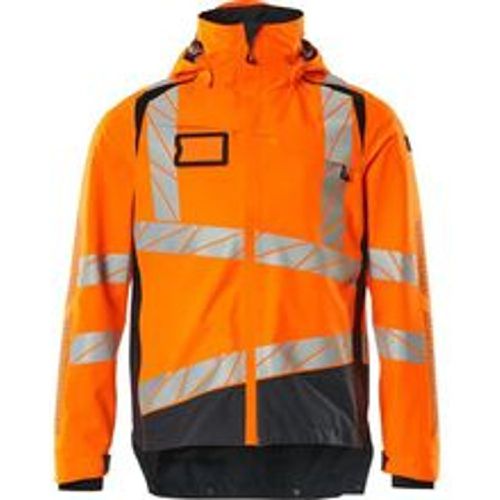 Accelerate safe Hard Shell Jacke 19301 Warnschutz Arbeitsjacke Warnjacke, Farbe: Hi-vis Orange/Schwarzblau, Größe: l - Mascot - Modalova