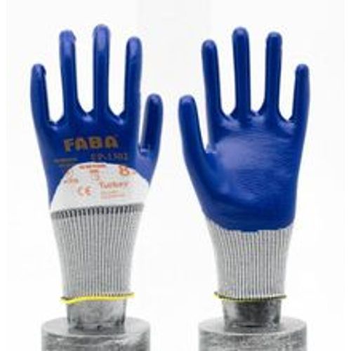 Faba EP-1302 Nitrilbeschichtete Handschuhe 3 / 4 Beschichtung Poleyester Strickhandschuhe Arbeitshandschuhe Sicherheits-Handschuhe EN388 8/M 12 Paar - Fashion24 DE - Modalova