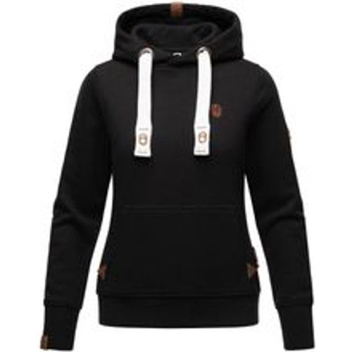 Damen Kapuzensweatshirt Hoodie mit Kapuze & Breiten Tunnelzugkordeln Damlaa - Navahoo - Modalova