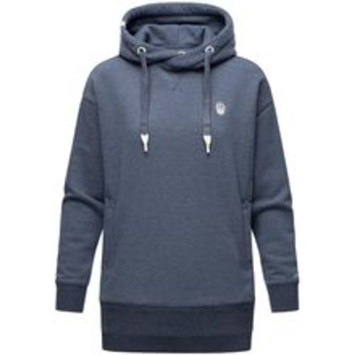 Damen Kapuzensweatshirt Kuscheliger Hoodie mit Oversize Look Silberengelchen - Navahoo - Modalova