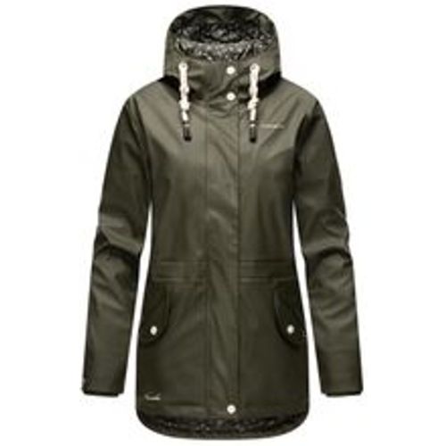 Damen Warmer Regenjacke Wasserdichter Regenmantel mit Kapuze Oceans Heart - Navahoo - Modalova