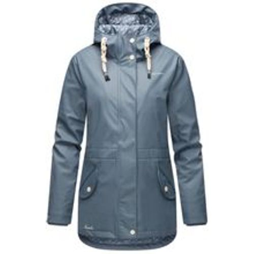 Damen Warmer Regenjacke Wasserdichter Regenmantel mit Kapuze Oceans Heart - Navahoo - Modalova