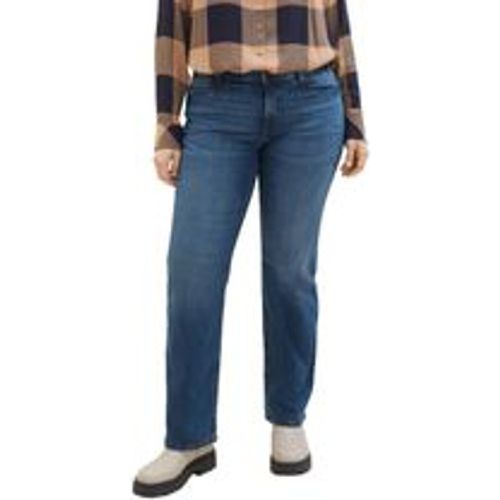 Große Größen: Gerade Jeans mit Shaping-Funktion, blue Denim, Gr.48 - Tom Tailor - Modalova