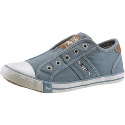 Große Größen: Slip-On Sneaker, himmelblau, Gr.43 - mustang shoes - Modalova