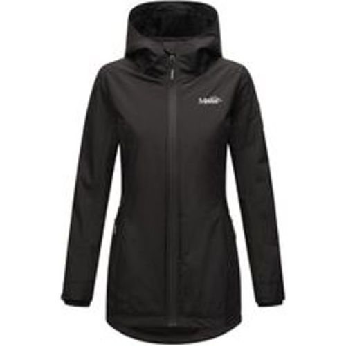 Damen Sportliche Jacke Outdoorjacke Lange Übergangs Regenjacke mit Kapuze Honigbeere - Marikoo - Modalova