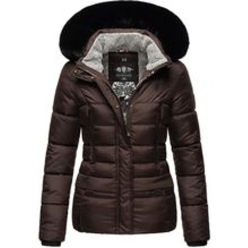 Damen Winterjacke Steppjacke mit Teddyfell & Kunstpelz Kapuze Loveleen - Navahoo - Modalova