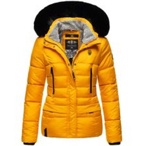 Damen Winterjacke Steppjacke mit Teddyfell & Kunstpelz Kapuze Loveleen - Navahoo - Modalova