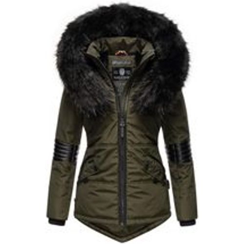 Damen Winterjacke edle Steppjacke mit Schwarzem Kunstpelzkragen Nirvana - Navahoo - Modalova