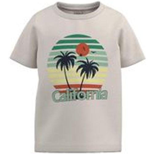 T-Shirt NMMJESO - CALIFORNIA in jet stream, Gr.92 - name it - Modalova