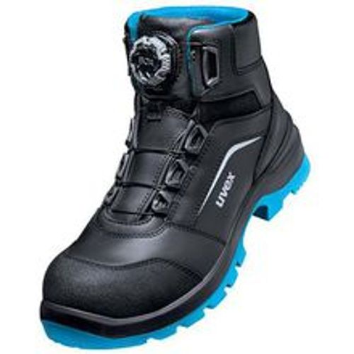 Xenova® Stiefel S3 schwarz, blau Weite 10 Gr. 45 - Schwarz - Uvex - Modalova