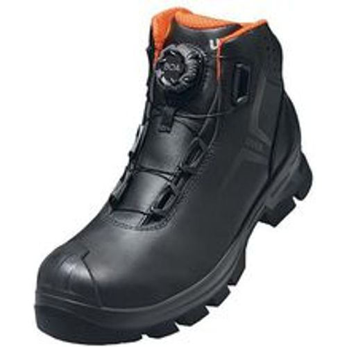 Macsole® Stiefel S3 schwarz, orange Weite 12 Gr. 37 - Schwarz - Uvex - Modalova
