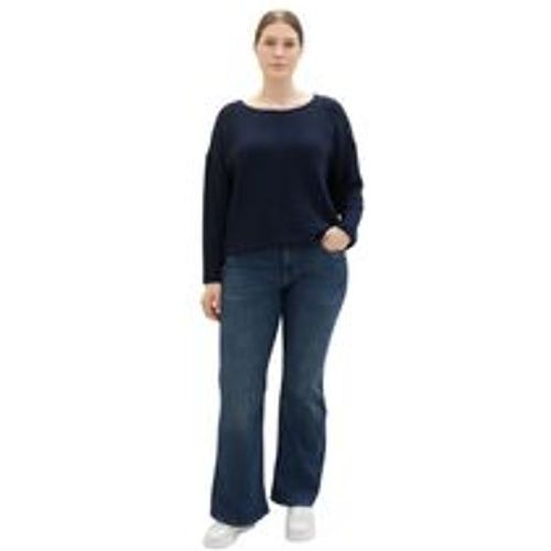 Große Größen: Bootcut Jeans in Used-Optik, blue Denim, Gr.54 - Tom Tailor - Modalova