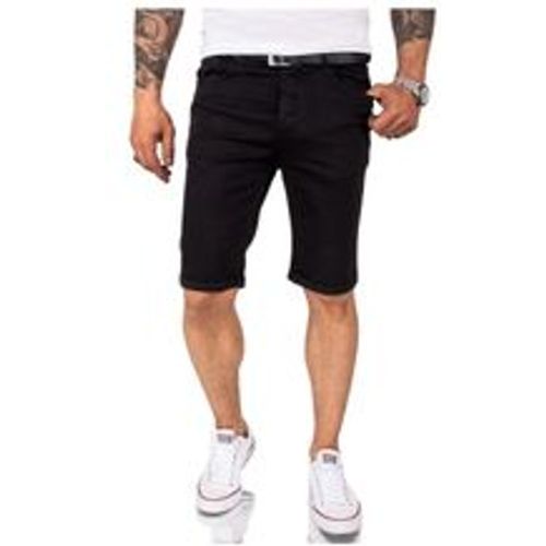 Shorts Jeansshorts Schwarz Regular Fit - Rock Creek - Modalova