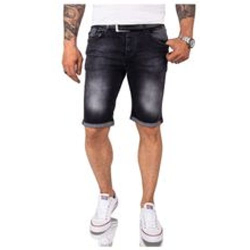 Shorts Jeansshorts Dunkelgrau Regular Fit - Rock Creek - Modalova