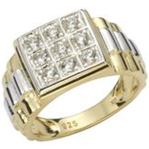 F Ring 925/- Sterling Silber Zirkonia weiß Glänzend (Größe: 018 (57,0)) - Fashion24 DE - Modalova