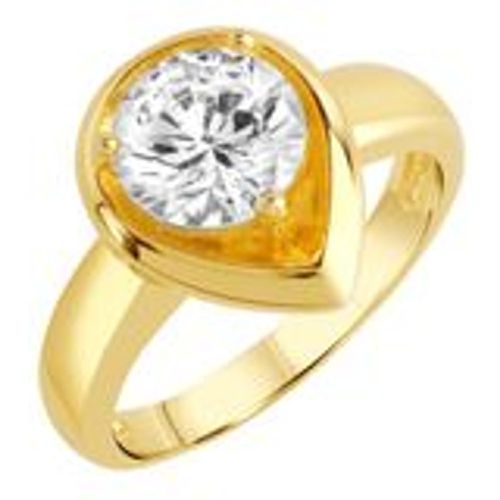 Zeeme Basic Ring 925/- Sterling Silber Zirkonia weiß Glänzend (Größe: 019 (60,0)) - Fashion24 DE - Modalova
