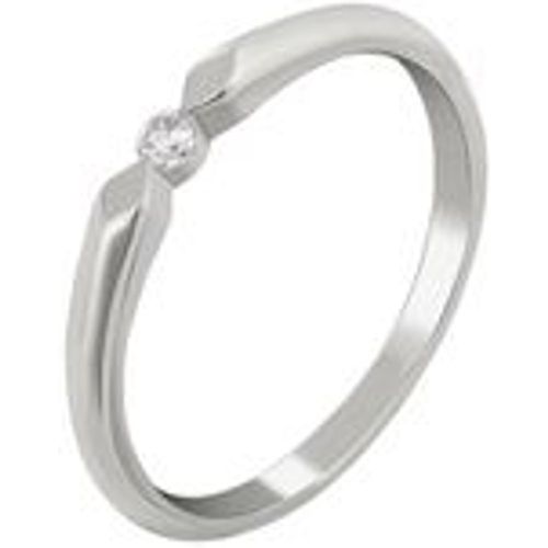 Ring 925/- Sterling Silber Zirkonia Glänzend (Größe: 050 (15,9)) - CAI - Modalova