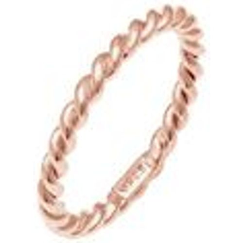 Ring Twisted Gedreht Basic Schlicht 925 Sterling Silber (Farbe: Rosegold, Größe: 56 mm) - NENALINA - Modalova
