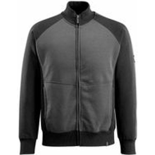 Sweatshirt AMBERG UNIQUE mit Reißverschluss 50565 Gr. 4XL dunkelanthrazit/schwarz - Mascot - Modalova