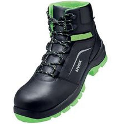 Xenova® Stiefel S2 schwarz, grün Weite 11 Gr. 43 - Schwarz - Uvex - Modalova