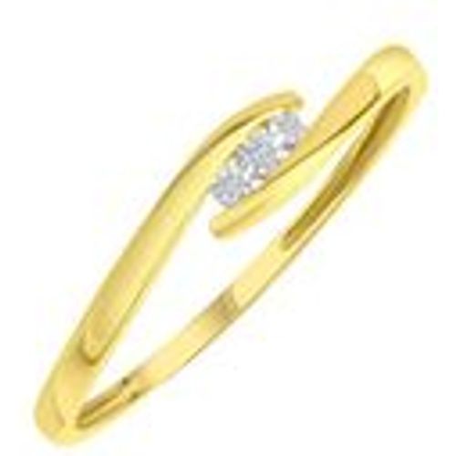 Ring 375/- Gold Diamant weiß Glänzend 0,01ct. (Größe: 052 (16,6)) - Diamonds by Ellen K. - Modalova