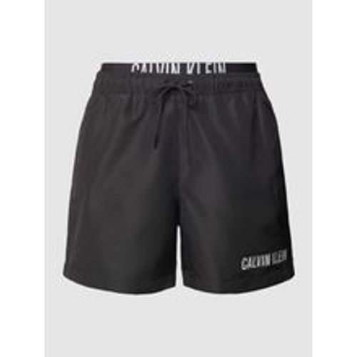 Badehose mit elastischem Label-Bund - Calvin Klein Underwear - Modalova