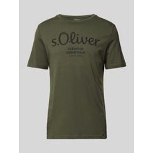 T-Shirt mit Label-Print - s.Oliver RED LABEL - Modalova