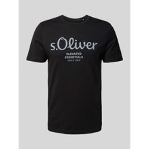 T-Shirt mit Label-Print - s.Oliver RED LABEL - Modalova