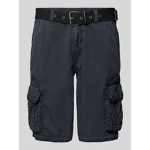 Regular Fit Cargoshorts mit Stoffgürtel Modell 'DURRAS' - Cars Jeans - Modalova